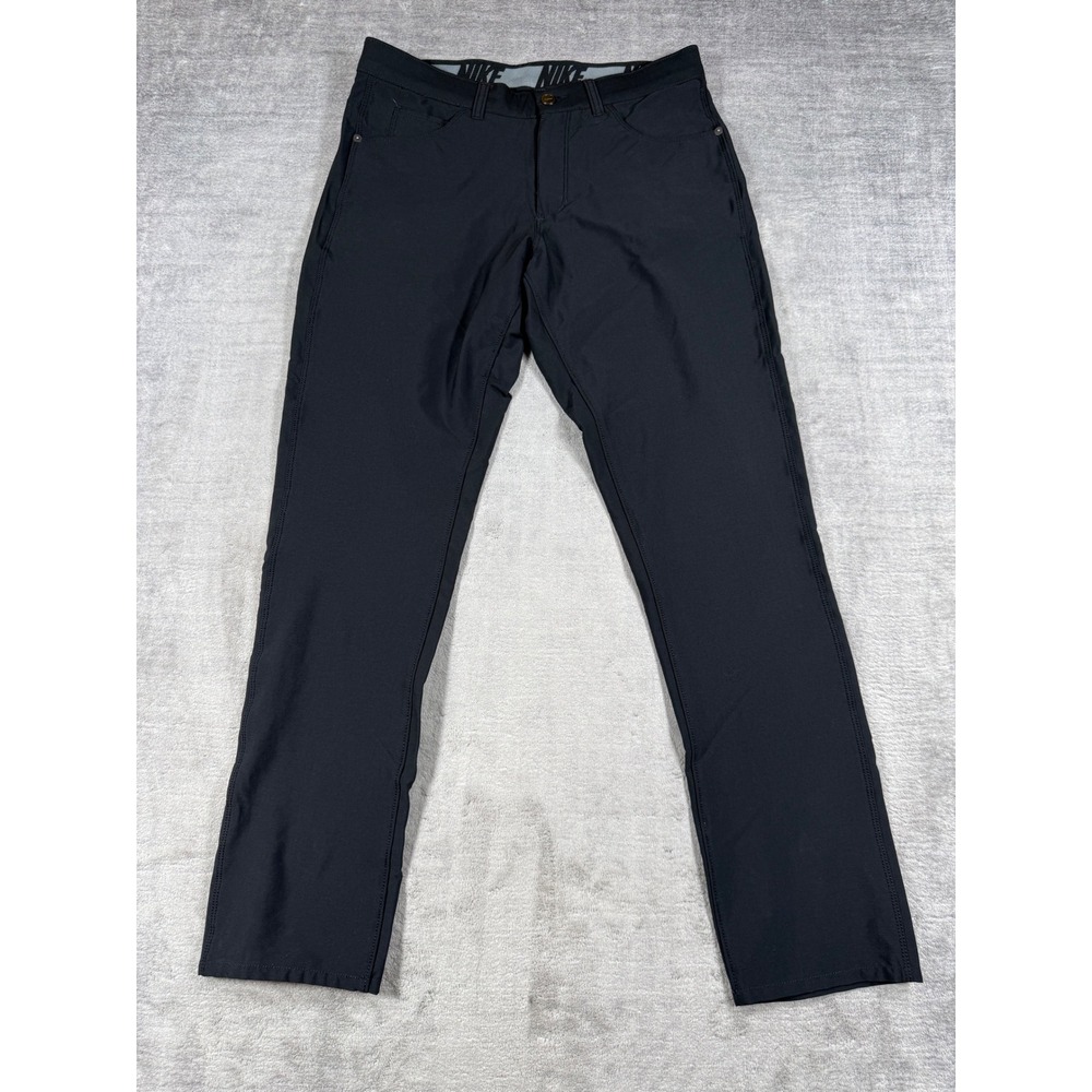 Nike Golf Pants Mens 30x32 Black Slim Fit Stretch Technical Chino DriFIT